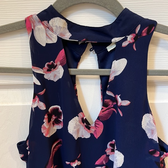 Francesca Brand Blue Floral XS Dress - Picture 2 of 3